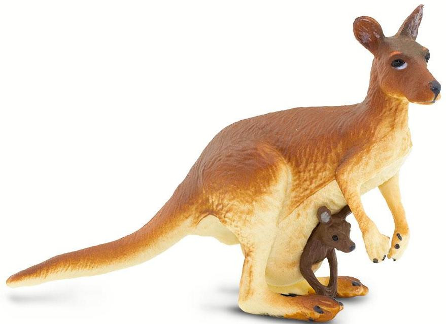 Safari Ltd. Wildlife - Kangaroo with Joey by Safari Ltd. 292029