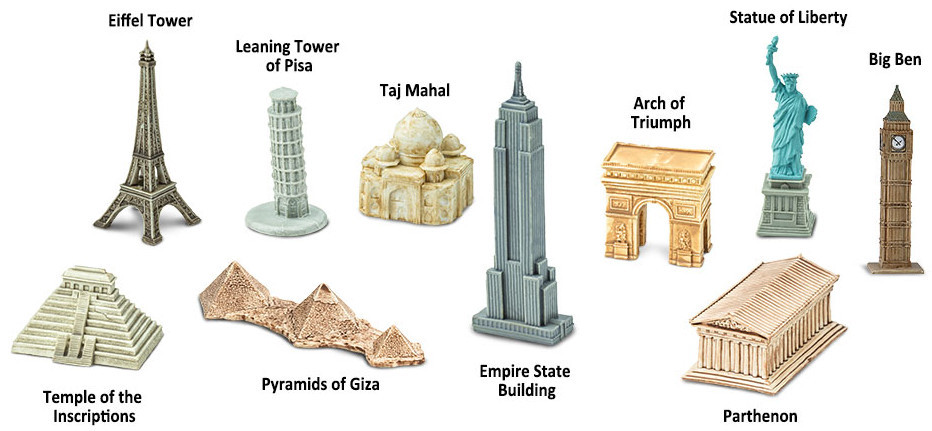 Safari Ltd. Around the World Toob #679604 - 10 Pieces