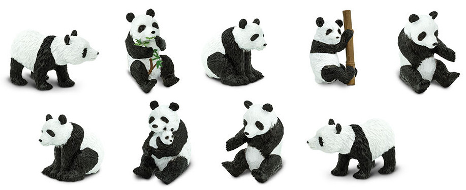 Safari Ltd. - Pandas Toob by Safari Ltd. 697304 - TOOB Collection