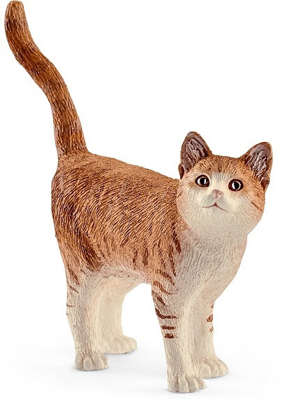 Schleich Tabby Cat #13836 Orange tabby with stripes