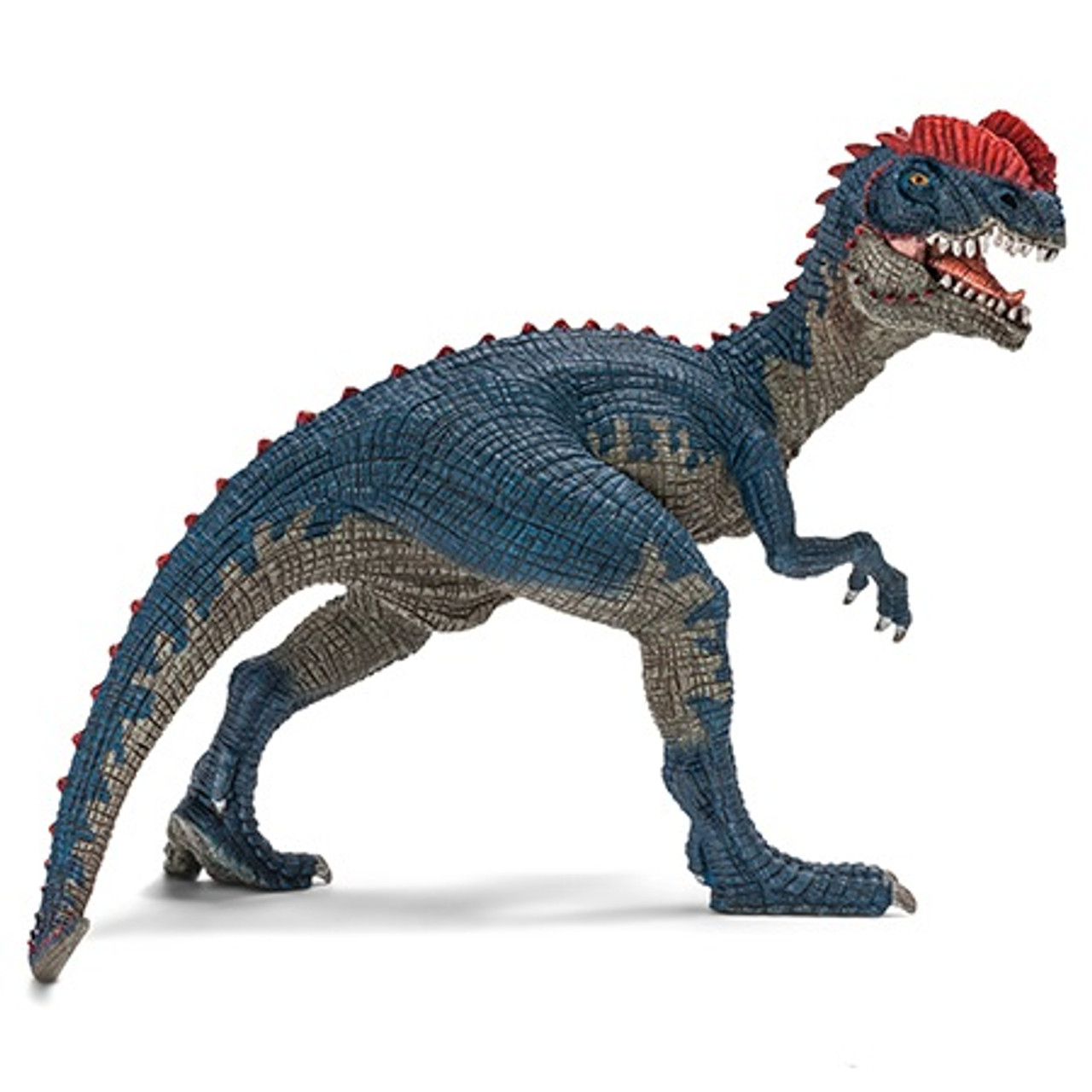 Schleich Dilophosaurus #14567 - Keen Blue, Bright Red Crest