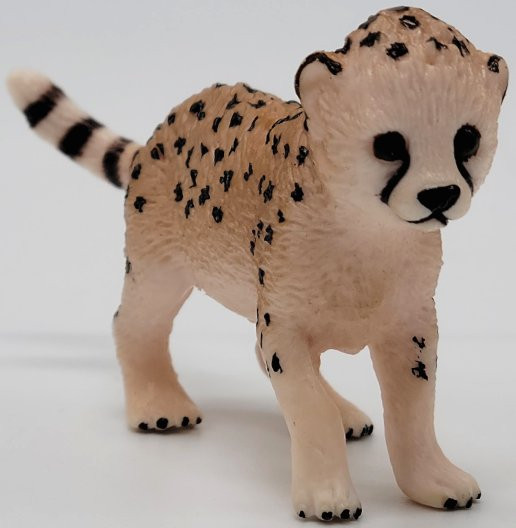 Schleich Cheetah Cub #14866 Well Applied Spotting