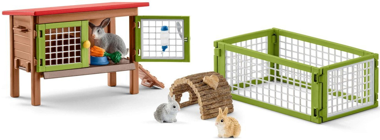 Attachable clearance rabbit run