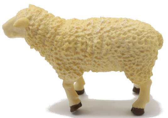 CollectA Farm Animals - Sheep #88008 - Cute Pinkish Nose