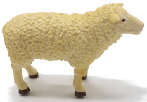 CollectA Farm Animals - Sheep #88008 - Cute Pinkish Nose