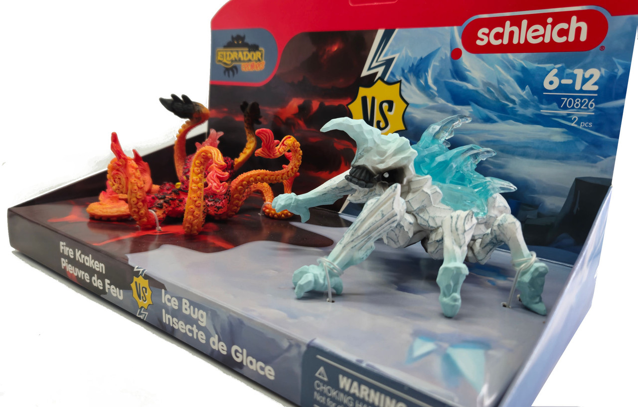 Schleich Eldrador Ice Bug vs. Fire Kraken #70826 - Who will prevail?