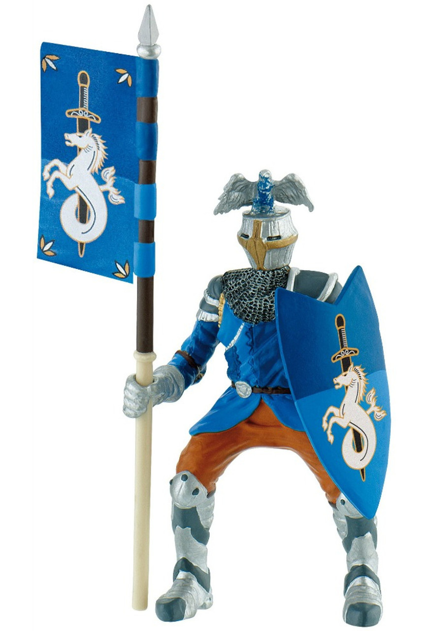 Bullyland - Tournament Knight in Blue #80785