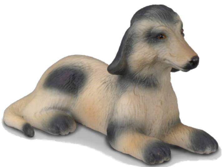 CollectA Dogs - Afghan Hound Puppy 88174 - Proud Looking