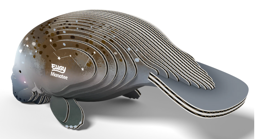 EUGY Manatee 3D Puzzle #122 -