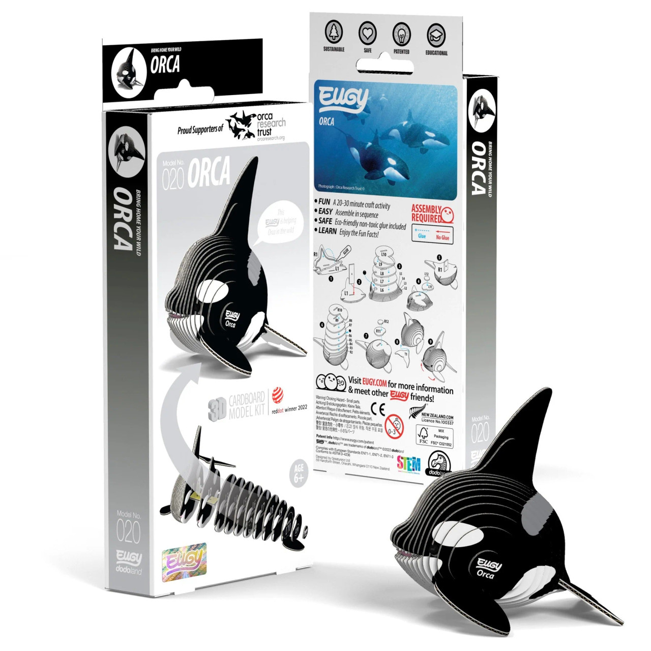 EUGY Orca 3D Puzzle #020