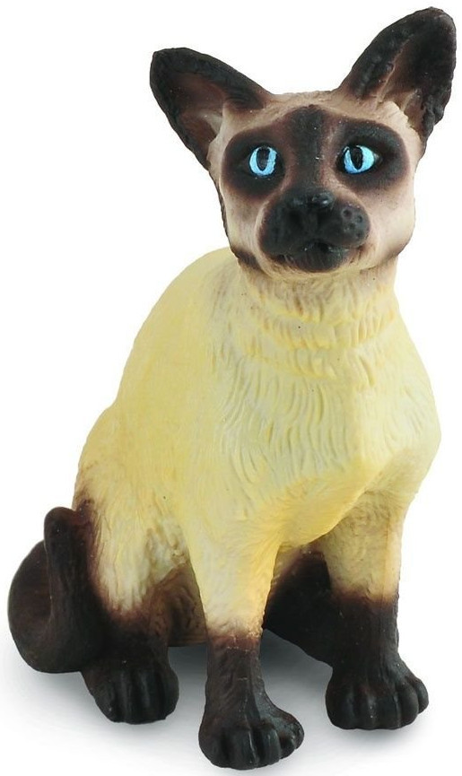 CollectA Cats Siamese Cat #88331 High Contrast Colors