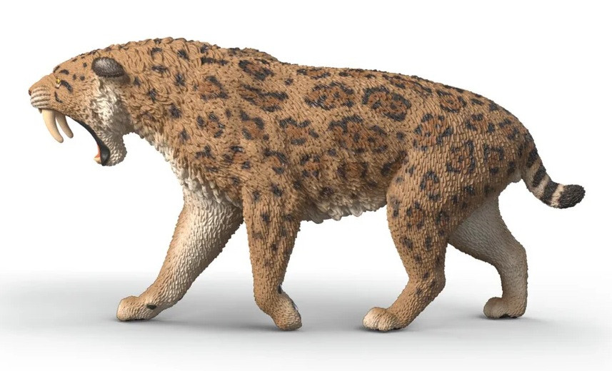 Schleich Smilodon Prehistoric Model #15054 – Lifelike Saber