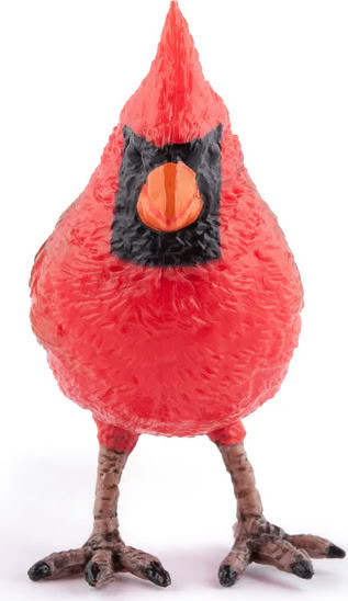 Papo - Red Cardinal #50322 - Bird Figure Bright Red