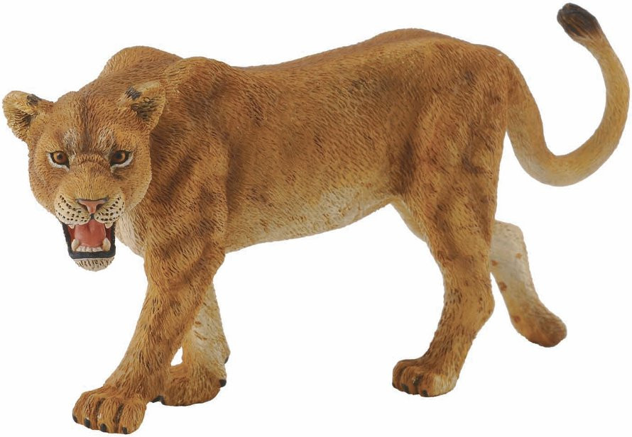 CollectA Lioness 88415-Roaring, stalking lioness on the hunt