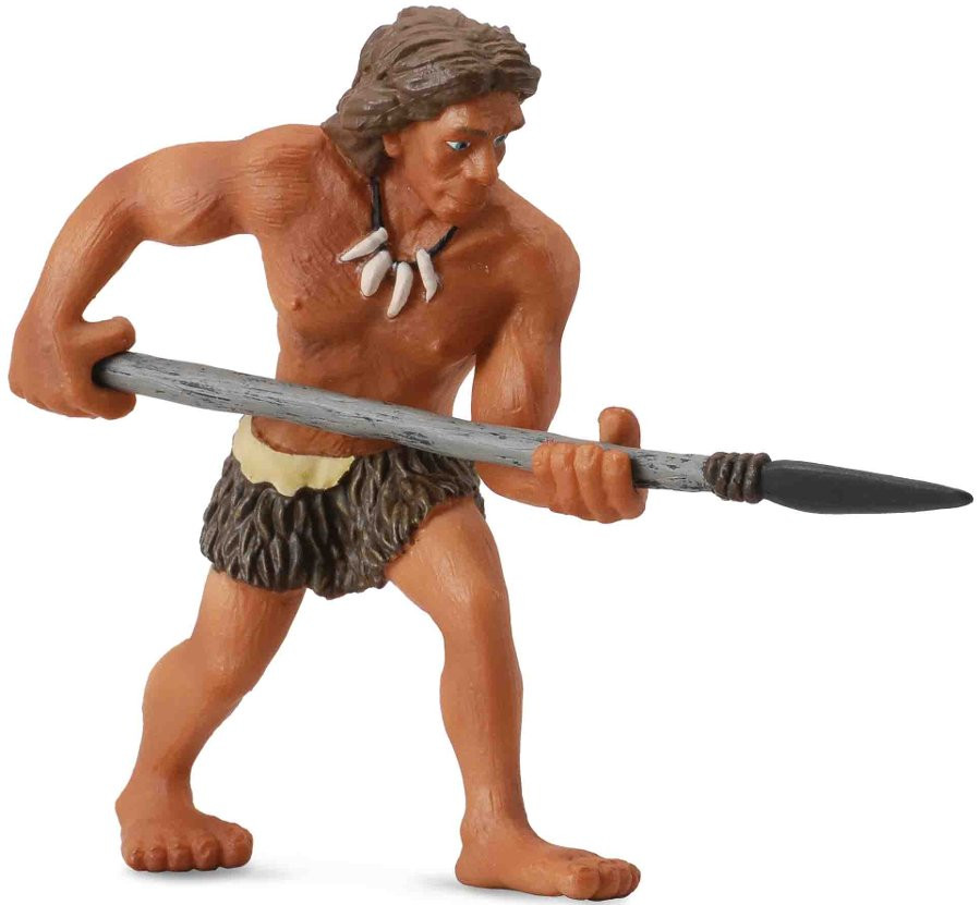 CollectA Neanderthal Man #88526 - Hunting pose with spear