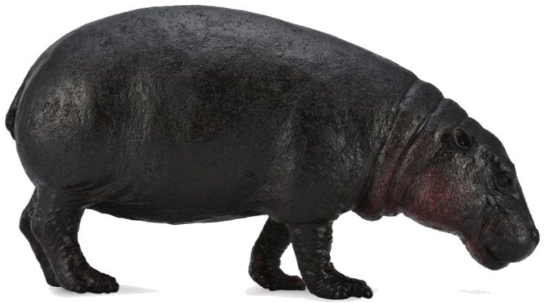 CollectA Pygmy Hippopotamus #88686 - Dark Coloring