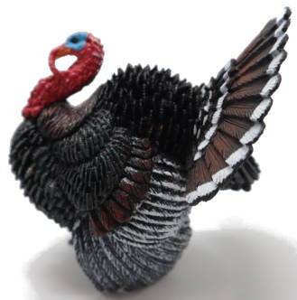 CollectA Bronze Turkey 88762 - Large Tail, Impressive Waddle