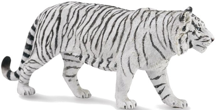 CollectA White Tiger #88790 Snow White, Black Stripes