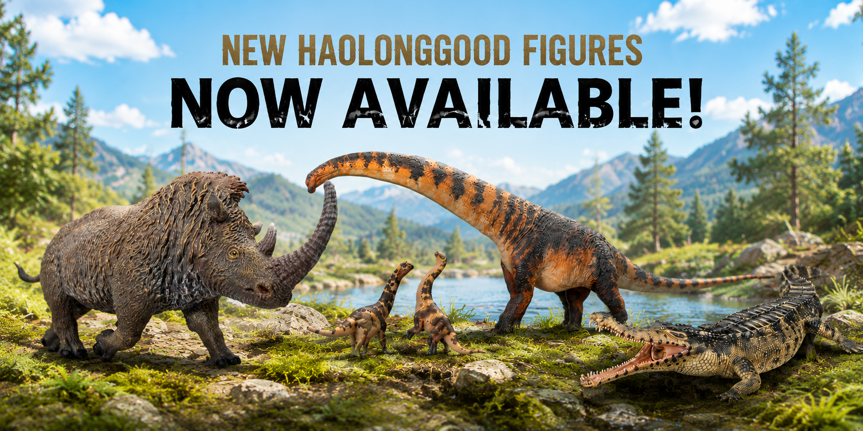 New 2026 Haolonggood Dinosaur Figures
