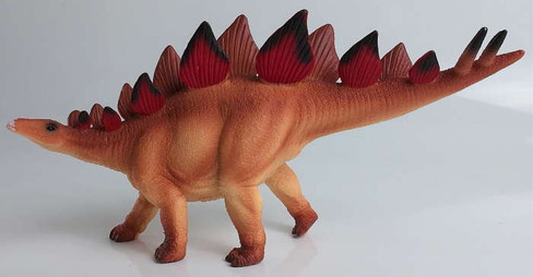 Mojo Stegosaurus Figur Braun - Handbemalt & Detailgetreu - Für Spiel, Sammeln & Dioramen