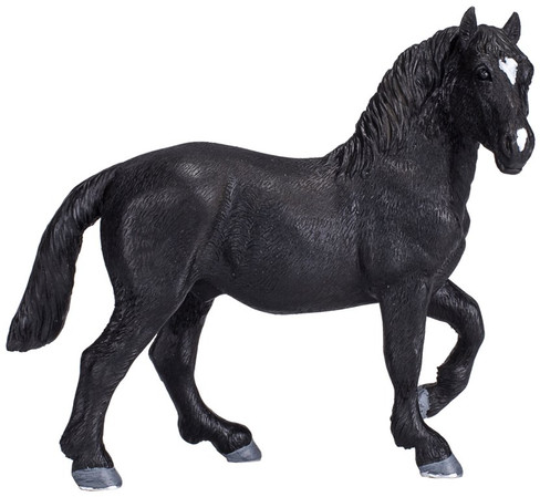 Papo White Percheron #51567 - Brilliant Snow White Horse