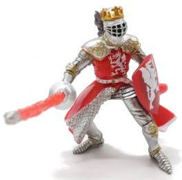 Papo Red Dragon King with 2 Handed Broad Sword #39797