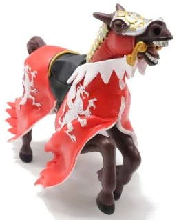 Papo Red Dragon King with 2 Handed Broad Sword #39797