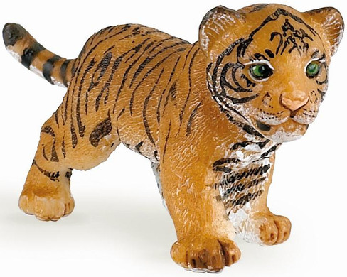 Papo White Tiger #50045 - Piercing Blue Eyes and Pink Nose