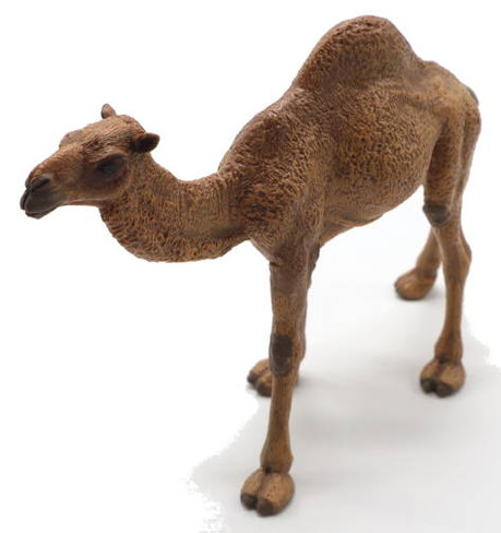 小物 HYEON ted stole camel Carved Olive Wood Camel with embroidery Saddle. 7.8inches