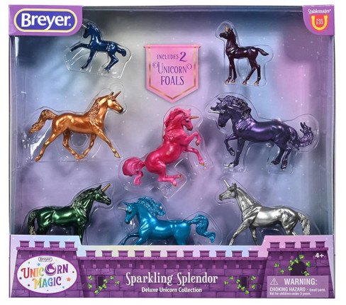 Unicorn Stablemates  - Sparkling Splendor Deluxe Collection (Breyer)