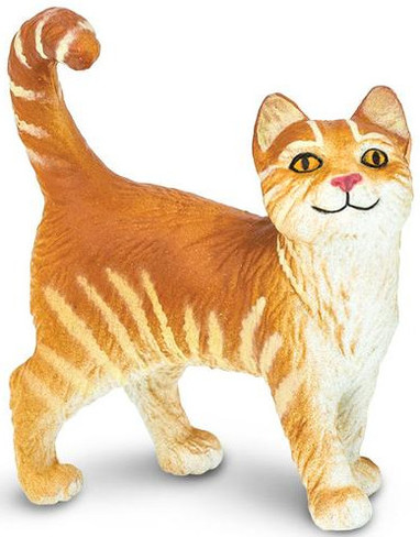 Safari Ltd. - Gray Tabby Cat #100128 - Excellent Strips