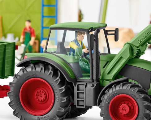 Tractor w/ Trailer (Schleich)