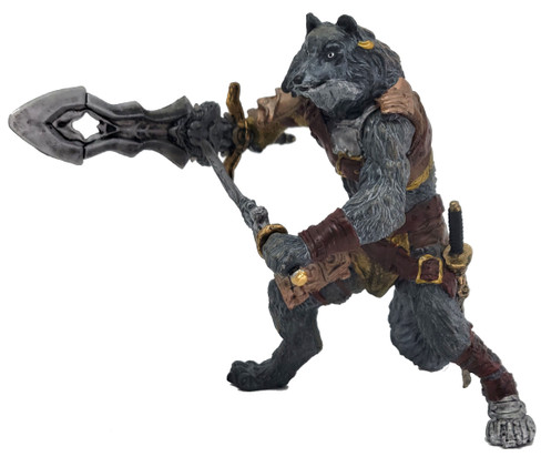Papo Forest Animals, Grey Wolf #53012 - Piercing Yellow Eyes
