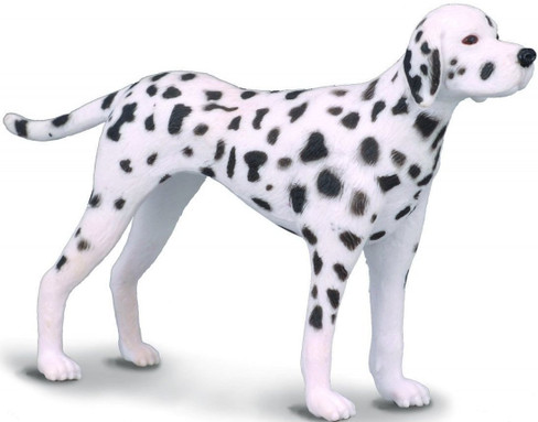 CollectA Dalmation - Standing white Dalmatian figure with black spots