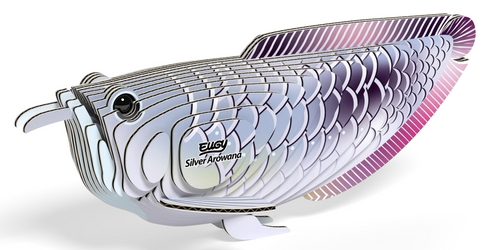 EUGY Silver Arowana 3D Puzzle #124 - Manufacturer main image EUGY Silver Arowana 3D Puzzle #124 - Manufacturer main image