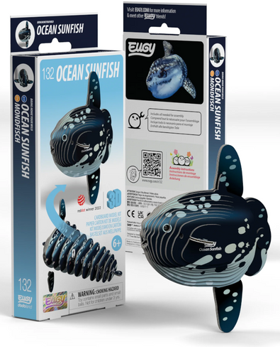 EUGY  Ocean Sunfish 3D Puzzle #132 - box view EUGY  Ocean Sunfish 3D Puzzle #132 - box view