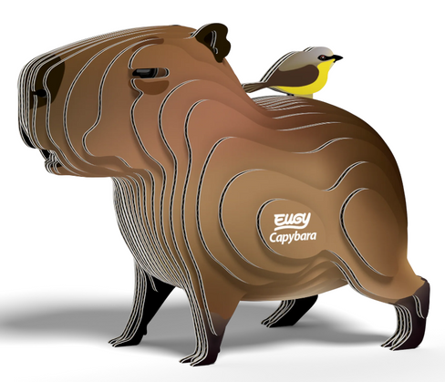 EUGY Capybara 3D Puzzle #120 - Manufacturer hero image