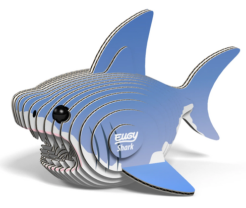 EUGY Shark 3D Puzzle #019 - Manufacturer main image