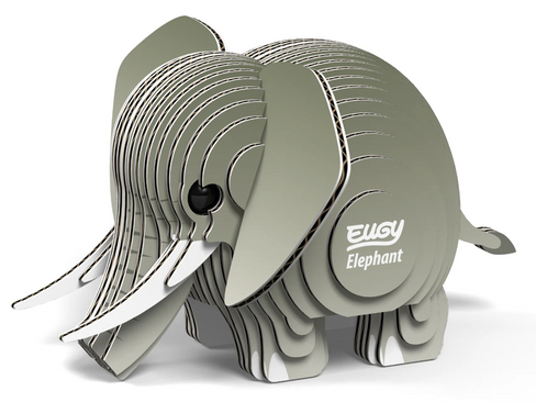 EUGY Elephant 3D Puzzle #010 - Manufacturer hero image
