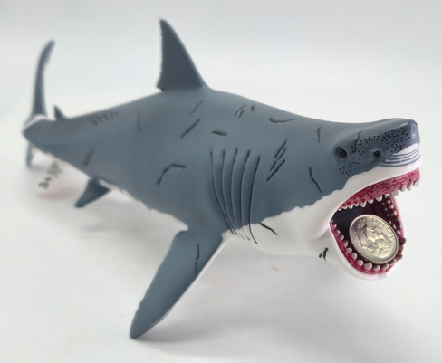 Schleich Megalodon #15055 Dinosaur Figure - size comparison image Schleich Megalodon #15055 Dinosaur Figure - size comparison image