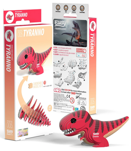 EUGY Tyrannosaurus 3D Puzzle #005 - Package image EUGY Tyrannosaurus 3D Puzzle #005 - Package image