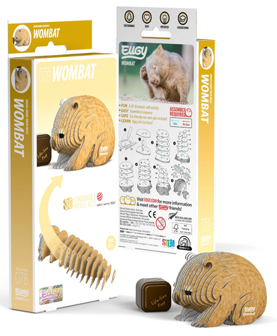 EUGY Wombat 3D Puzzle #078 - Package image