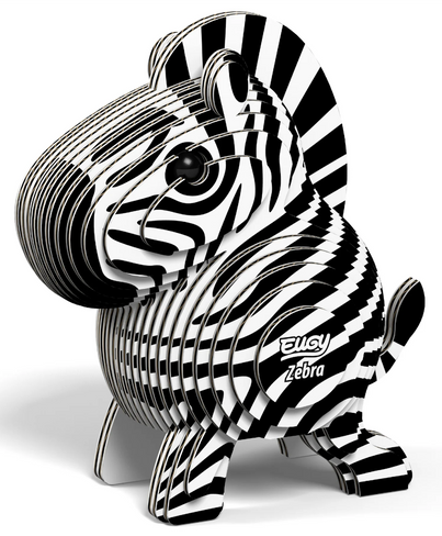 EUGY Zebra 3D Puzzle #011 - Manufacturer hero image