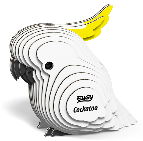 EUGY Cockatoo 3D Puzzle #028 - Manufacturer main image