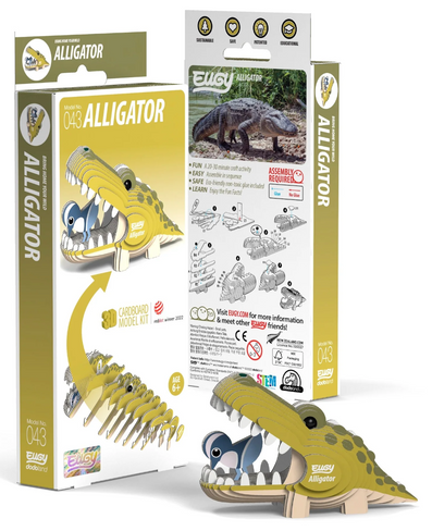 EUGY Alligator 3D Puzzle #043 - Package image EUGY Alligator 3D Puzzle #043 - Package image