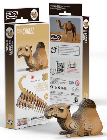 EUGY Camel 3D Puzzle #136 - Package image EUGY Camel 3D Puzzle #136 - Package image