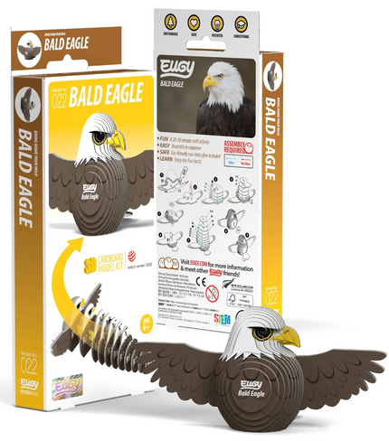 EUGY  Bald Eagle 3D Puzzle #022 - Package image