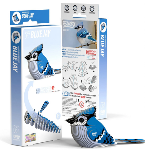 EUGY Blue Jay 3D Puzzle #067 - Package image EUGY Blue Jay 3D Puzzle #067 - Package image