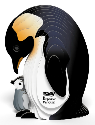 EUGY Emperor Penguin 3D Puzzle #131 - Manufacturer main image