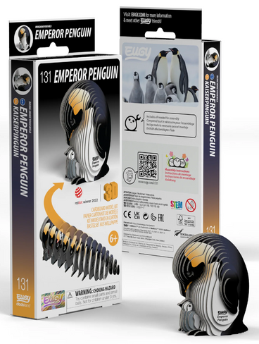 EUGY Emperor Penguin 3D Puzzle #131 - Package image EUGY Emperor Penguin 3D Puzzle #131 - Package image